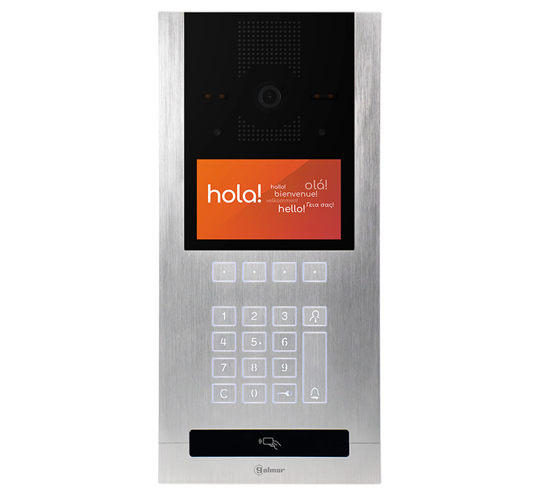 Placa para videoportero codificada con tecnolog&iacute;a G2+ de dos hilos no polarizados